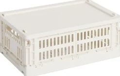 HAY Colour Crate Lid Plastic-Small-Off-white