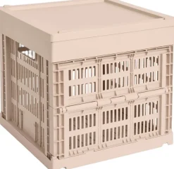 HAY Colour Crate Lid Plastic-Medium Square / Cube-Powder