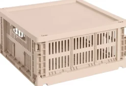 HAY Colour Crate Lid Plastic-Medium Square / Cube-Powder
