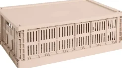 HAY Colour Crate Lid Plastic-Large-Powder