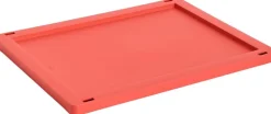 HAY Colour Crate Lid Plastic-Medium-Red