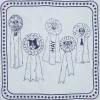 HAY Dogs Scarf-55 x 55-Light blue