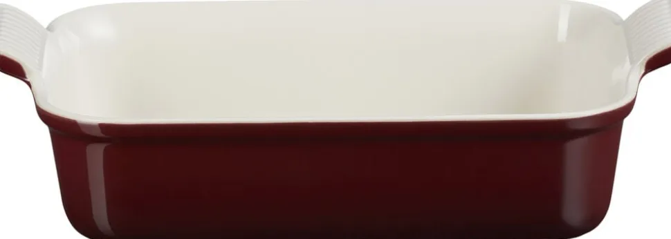 Heritage Rekt Fad 31/26cm Garnet