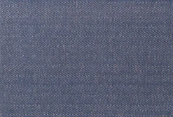 Herringbone Dækkeserviet 43x30 cm blå 82% bomuld recycled, 1
