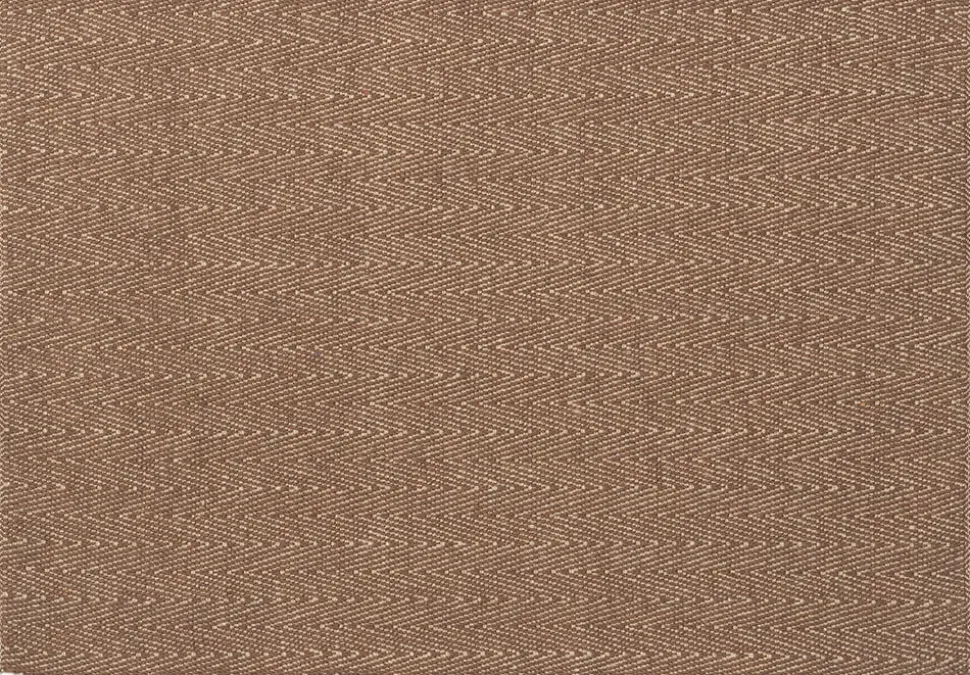 Herringbone Dækkeserviet 43x30 cm brun 82% bomuld recycled,