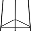 HIGH DOT skammel Cowboy Black / Black mat lacquered base