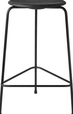 HIGH DOT skammel Cowboy Black / Black mat lacquered base