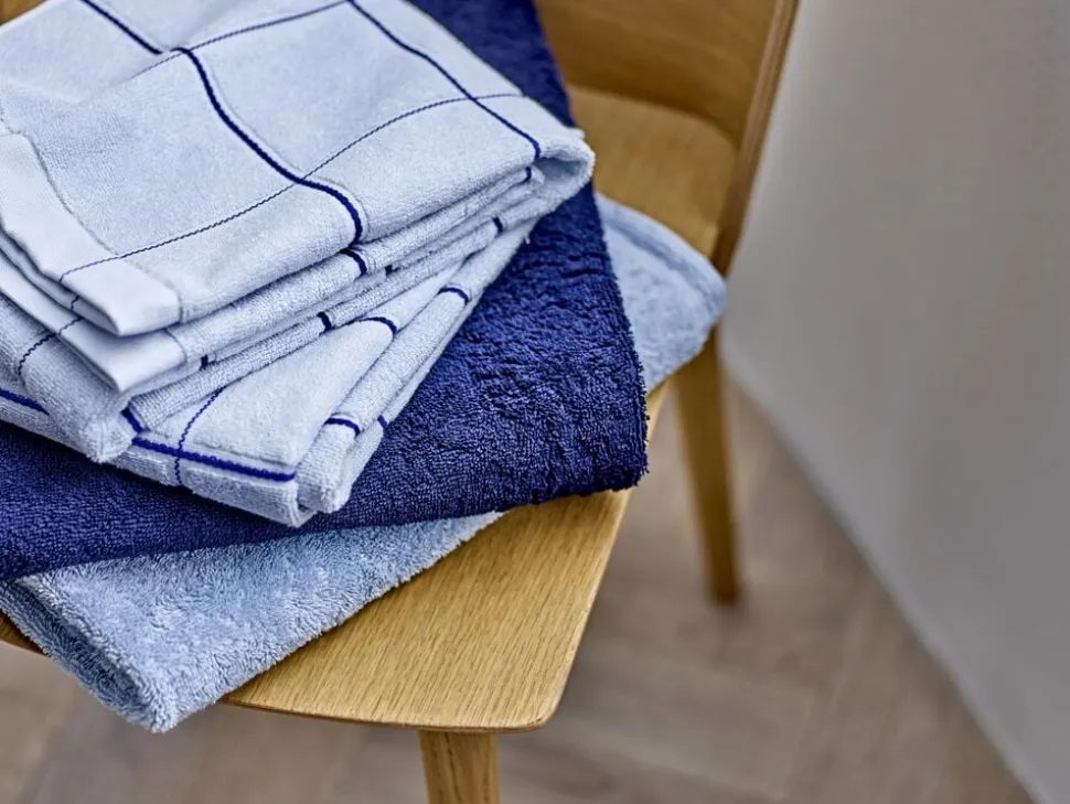 Håndklæde 70x140 Vista Linen blue