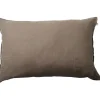 Hør stonewashed gavlpude 60x90 taupe
