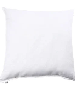 Hør vasket pude White 60x60