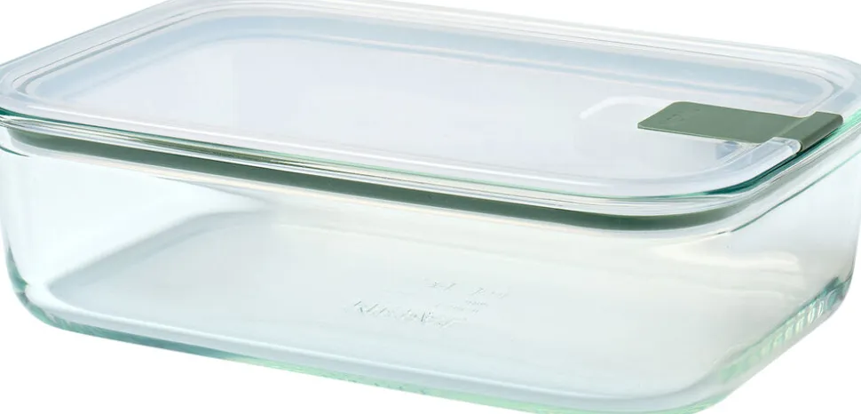 Husholdningsboks EasyClip 1500 ml Nordic sage Glas