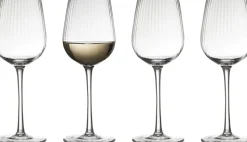Hvidvinsglas Palermo Gold 30 cl 4 stk.