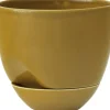 Hydrous Planter, Ø12, Ochre