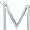 Iittala bogstav vedhæng M 5cm metal