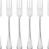 Kagegaffel Oxford 16,2 cm 6 stk. Blankt stål
