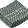 Karklude Pillivuyt 32 x 32 cm 3 stk. Grøn/Hvid 100 % økologi