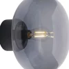 Karl-Johan Wall Lamp, BL Stain Oak w. Smoke Glass
