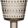 Kastehelmi glas på fod 30 cl - linen 2 stk