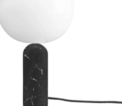 Kizu Table Lamp, Black marble, Small