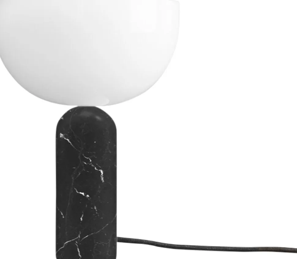 Kizu Table Lamp, Black marble, Small