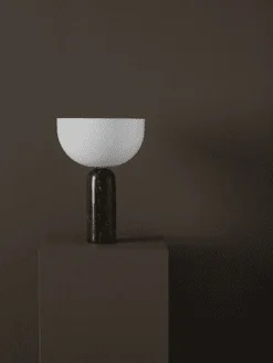 Kizu Table Lamp, Black marble, Small