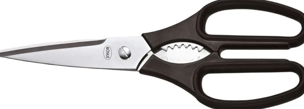 Køkkensaks 22 cm Stål/Sort