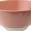 Knabstrup Colorit, skål, koral, Ø14 cm
