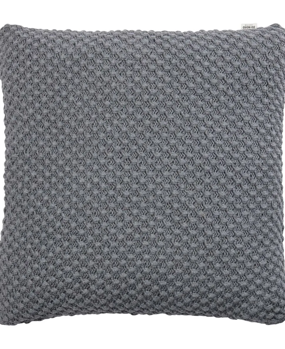 KNIT/MØRK GRÅ MELANGE 48x48 CM