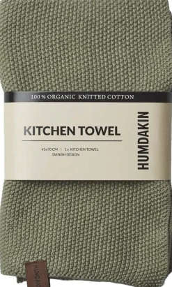 Knitted kitchen towel Oak