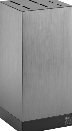 Knivblok Grå Aluminium, tom