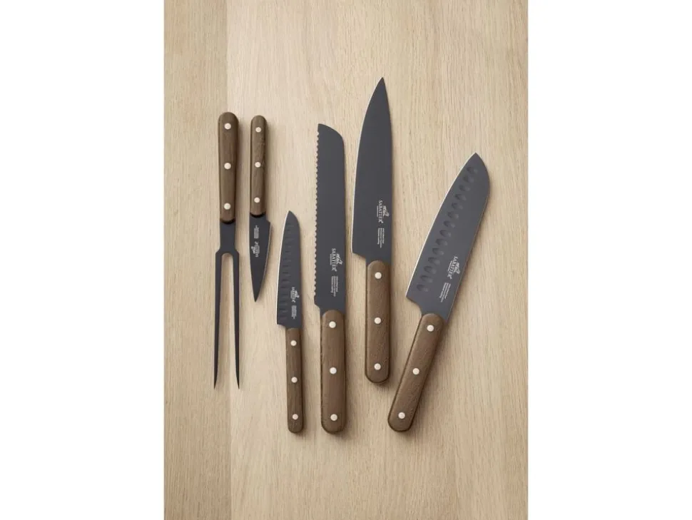 Knivsæt Phenix Walnut 4 dele Sort/valnøddetræ