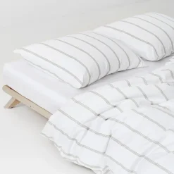 Økologisk sengesæt Flow beige - GOTS