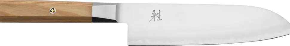 Koya Santokukniv 18 cm, Beige, Glatslebet