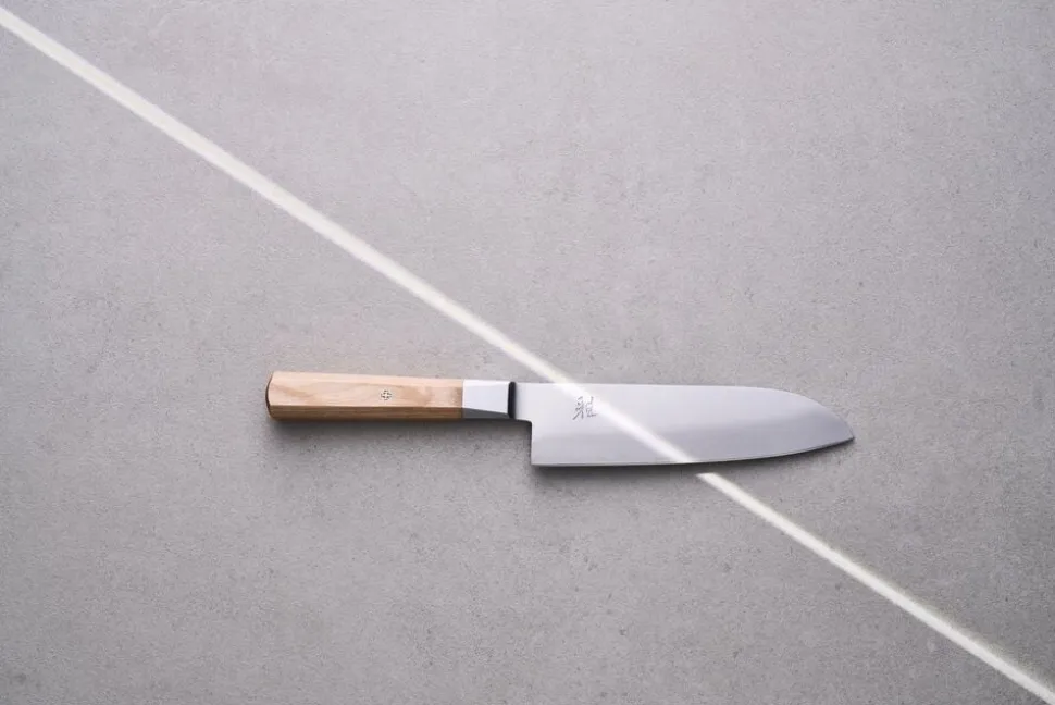 Koya Santokukniv 18 cm, Beige, Glatslebet