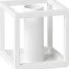 Kubus 1, Candle Holder, White