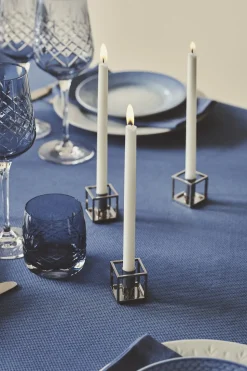 Kubus Candle Holder, Micro Nickel-P