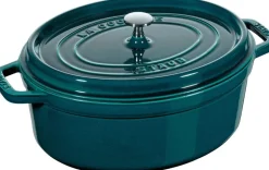 La Cocotte Cocotte 33 cm / 6,75 l, Oval, La-Mer-Turkis-Blågr