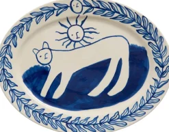 La Pittura Oval Serving Platter - L36,5 - Charlotte