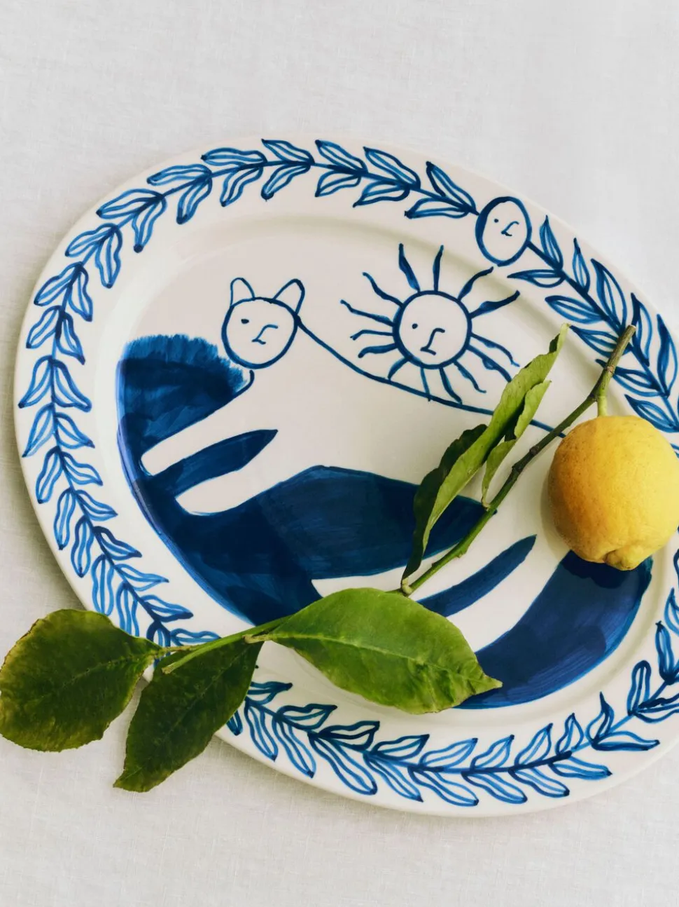 La Pittura Oval Serving Platter - L36,5 - Charlotte