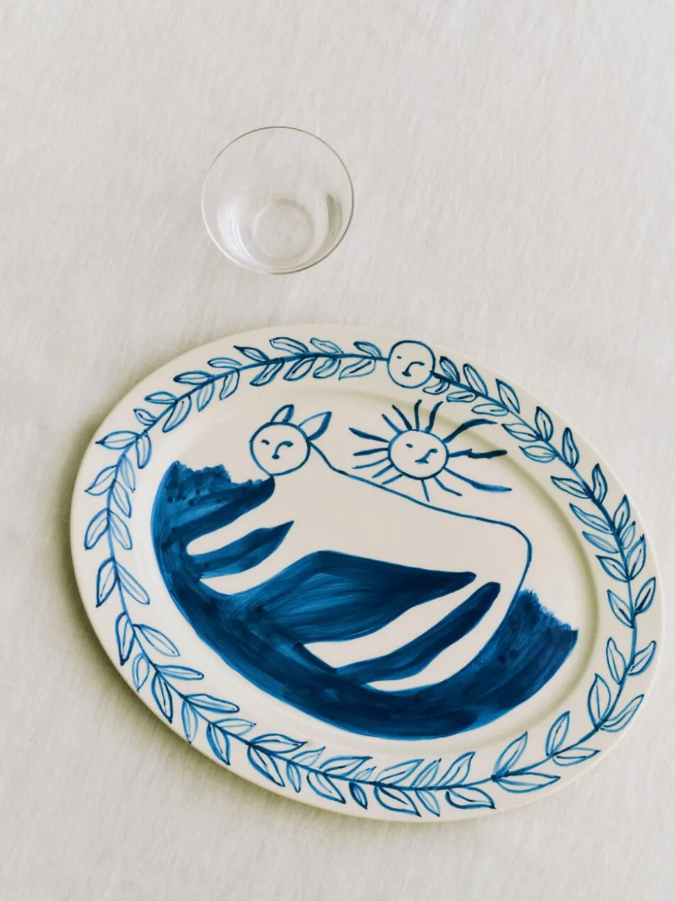 La Pittura Oval Serving Platter - L36,5 - Charlotte