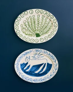 La Pittura Oval Serving Platter - L36,5 - Charlotte