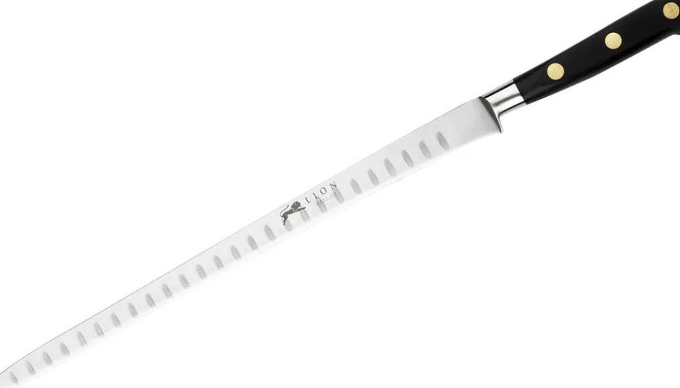 Laksekniv med luftskær Ideal 30 cm Stål/Sort