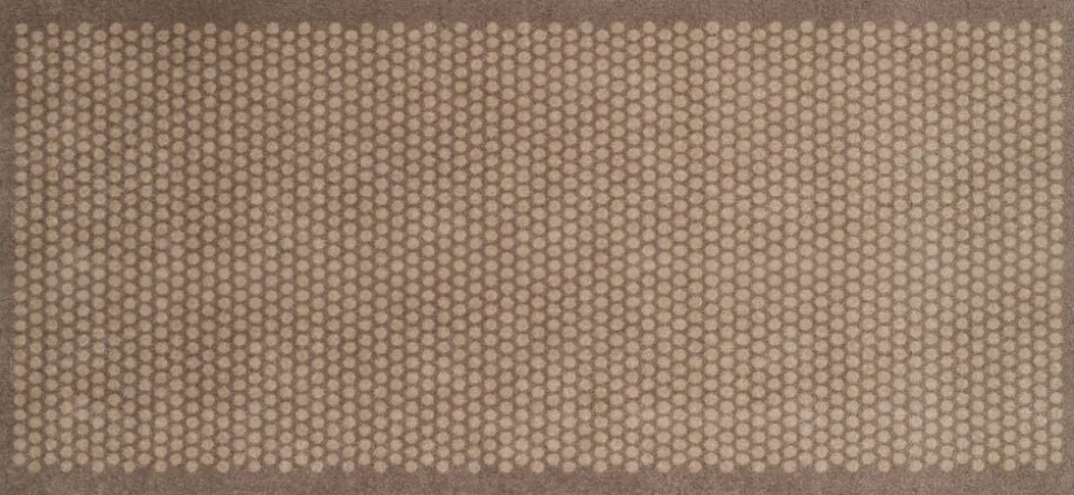 Løber 90x200 cm, dot sand/beige
