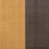 Løber, 130x90 cm, stripes-horizon dijon/brun/sand