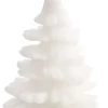 LED candle christmas tree, Nordic white, Smooth, 9x12 cm 2/1