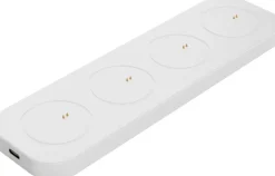 LED rechargeable base, Small, USB-C, White, 21x6 cm