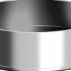 Light Candleholder pillar, Chrome, 9x3 cm