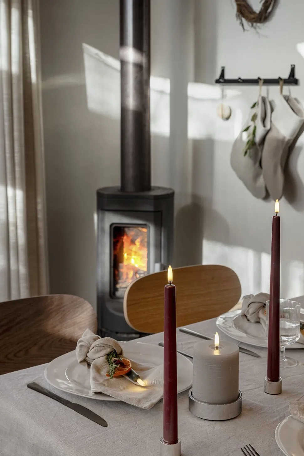 Light Candleholder pillar, Chrome, 9x3 cm