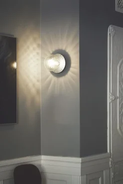 Liila 1 Medium IP44, light silver / optic clear