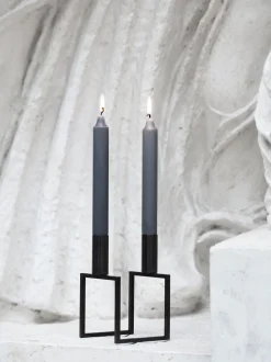 Line, Candle Holder, Black
